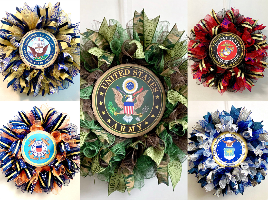 Military Wreath Tutorial