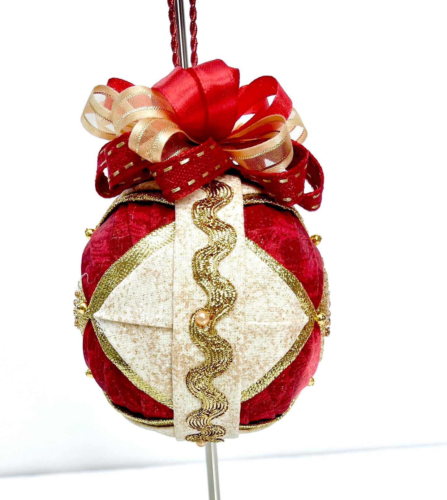 Christmas Quilted Fabric Ornament