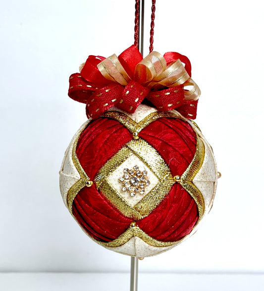 Christmas Quilted Fabric Ornament