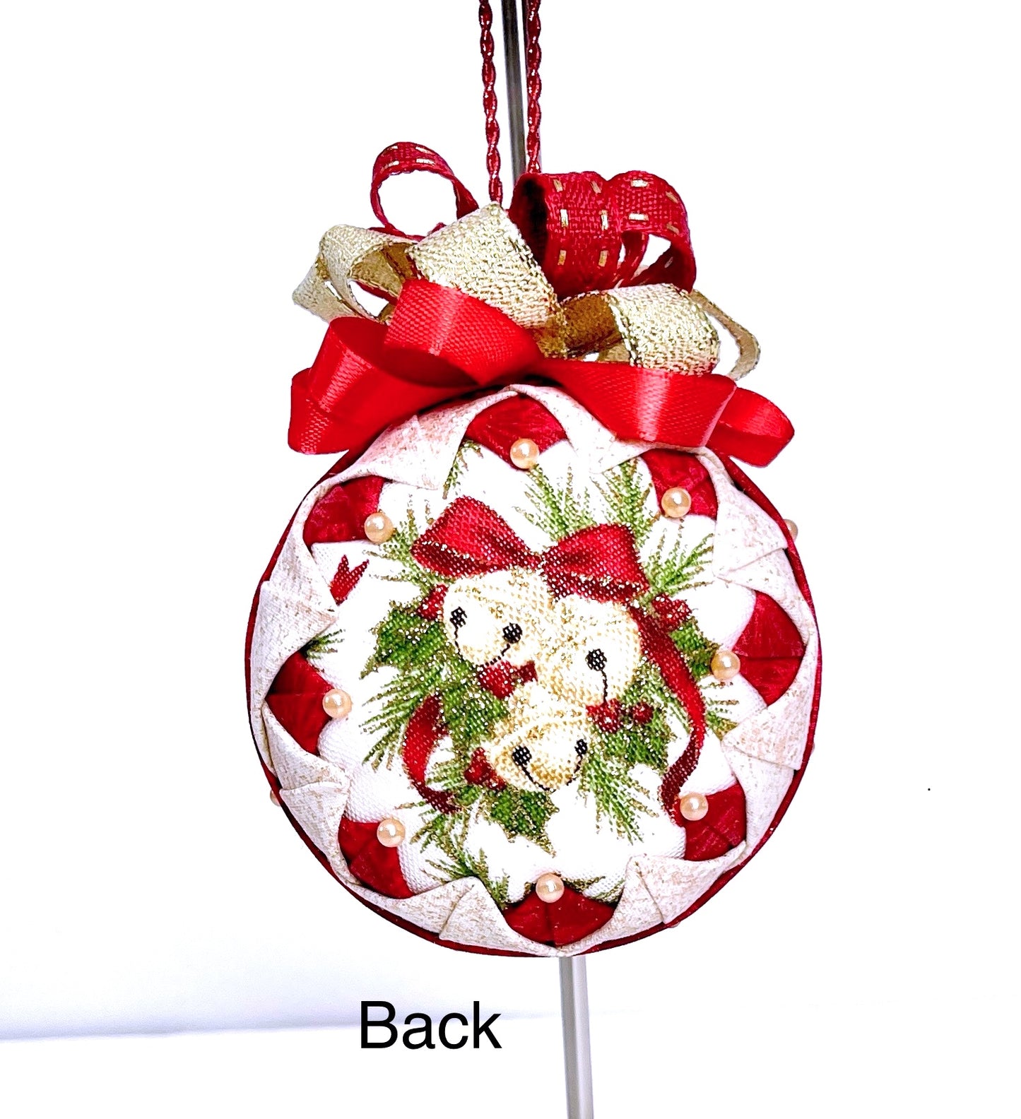 Christmas Quilted Fabric Ornament