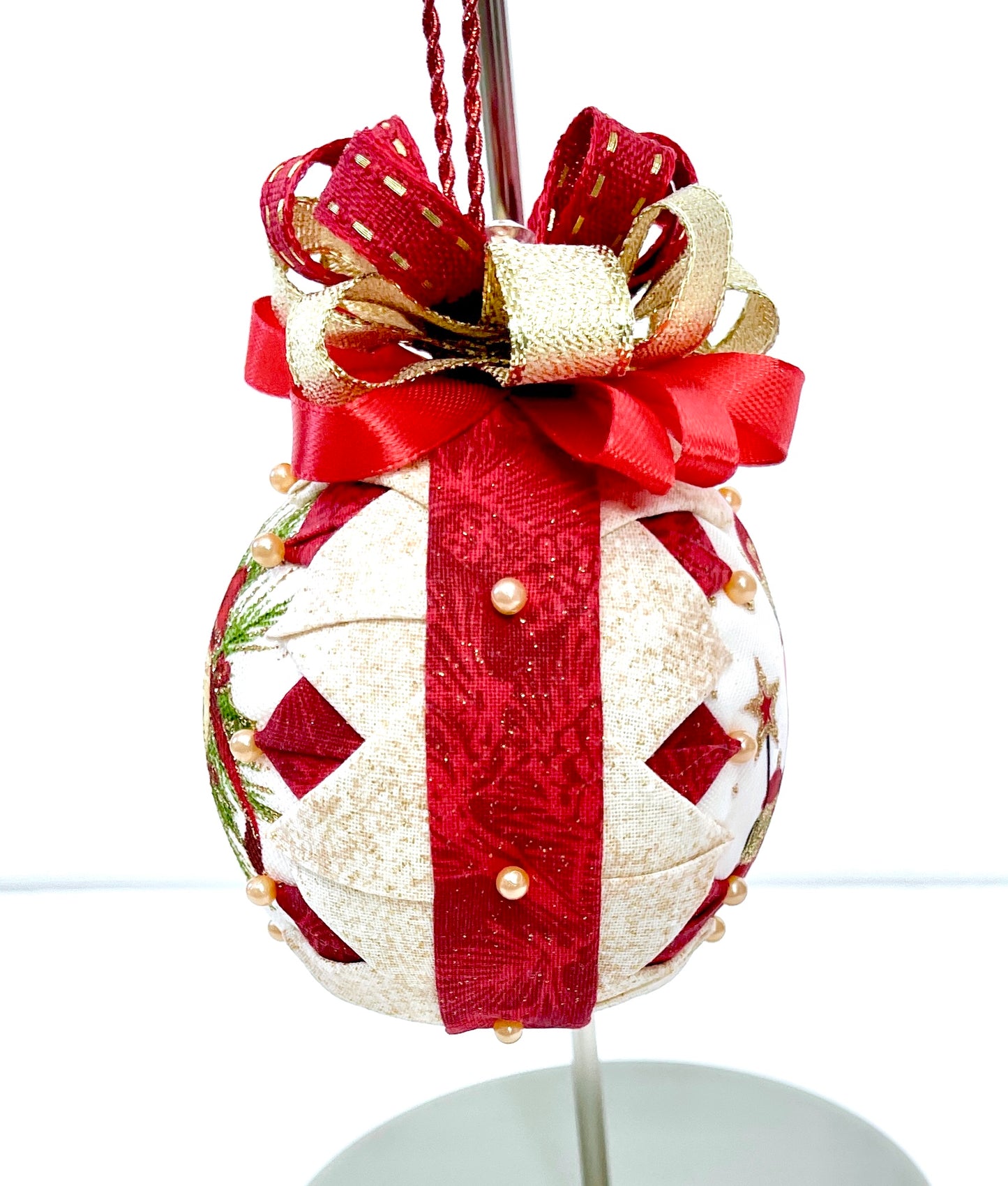 Christmas Quilted Fabric Ornament