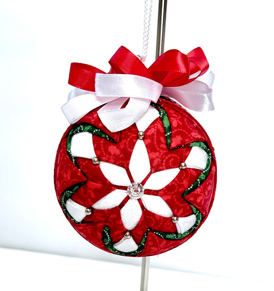 Christmas Quilted Fabric Ornament