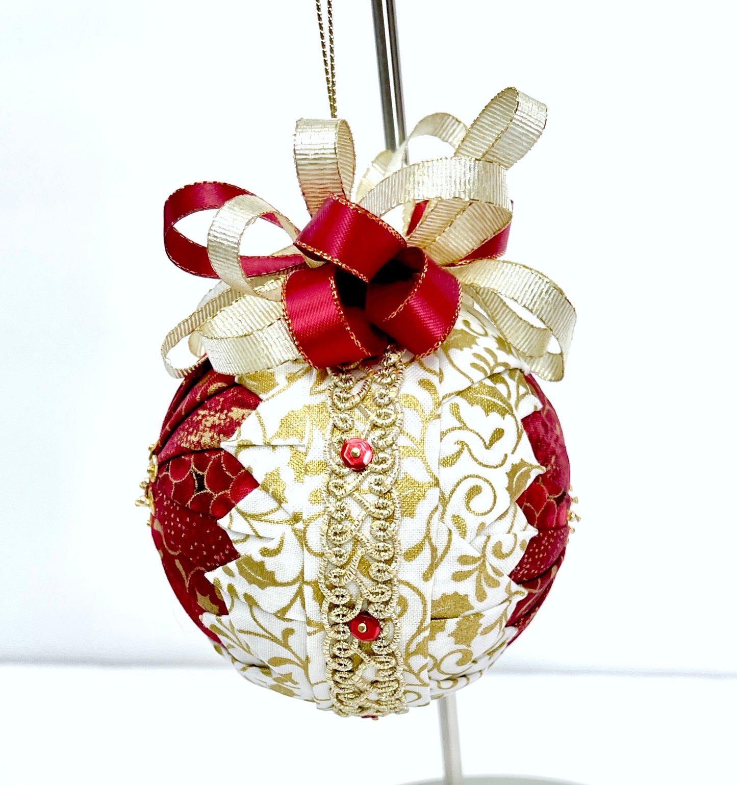 Christmas Quilted Fabric Ornament