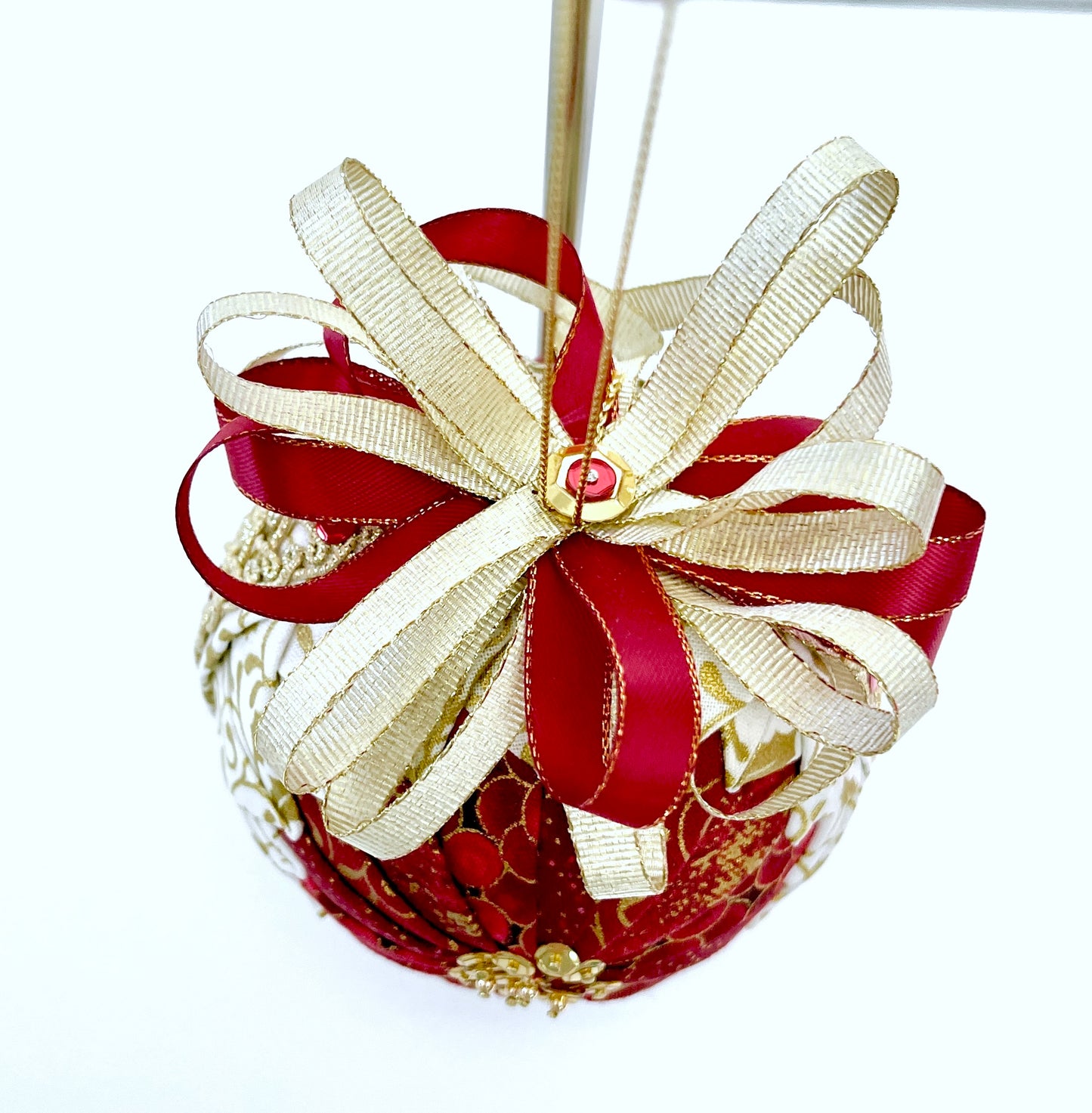 Christmas Quilted Fabric Ornament