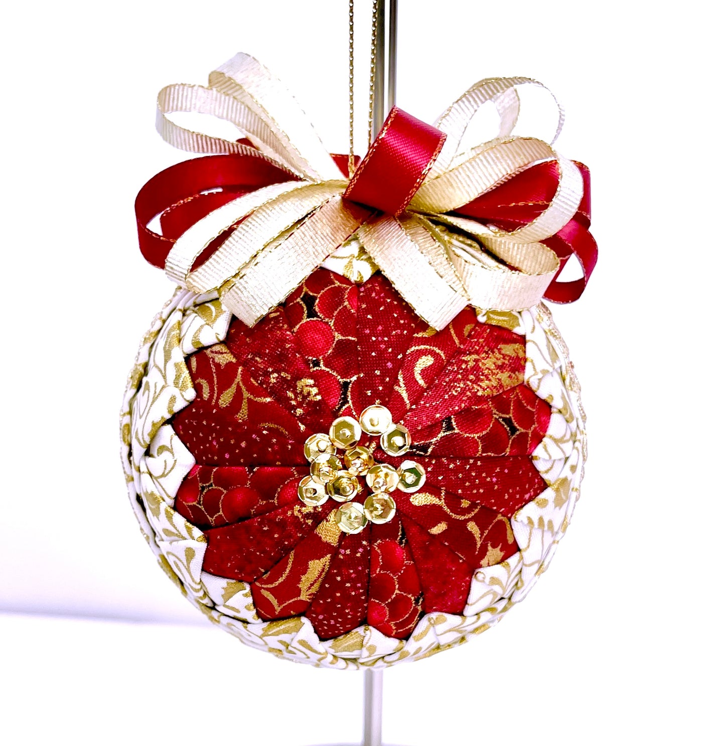 Christmas Quilted Fabric Ornament