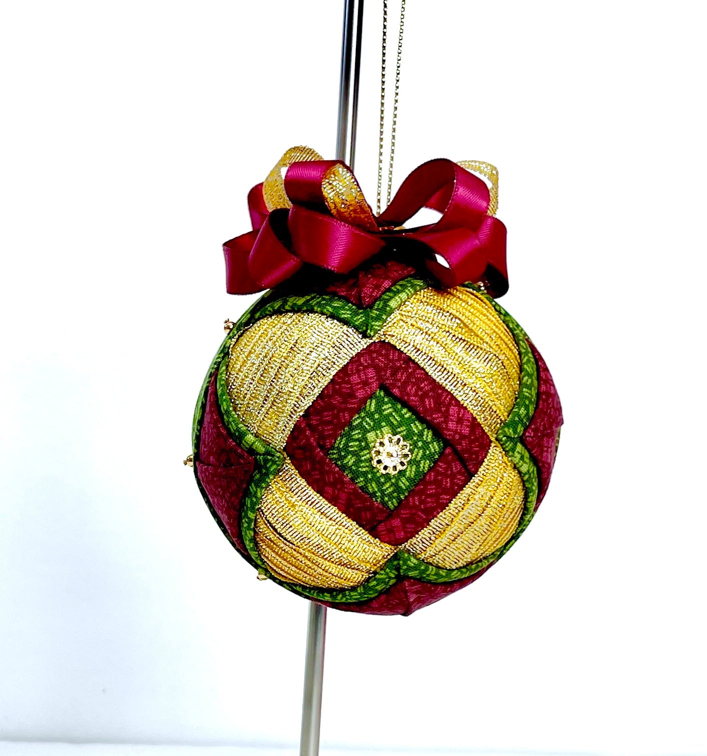 Christmas Quilted Fabric Ornament