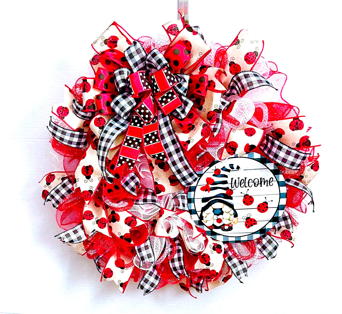 Ladybug Wreath