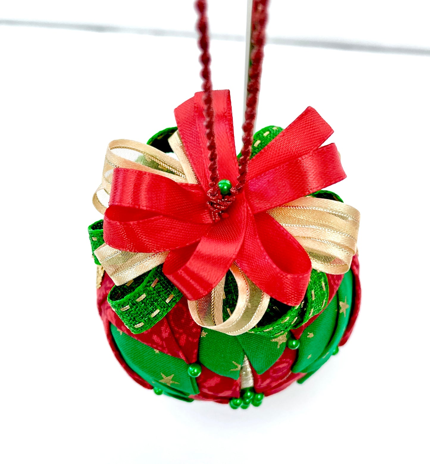 Christmas Quilted Fabric Ornament