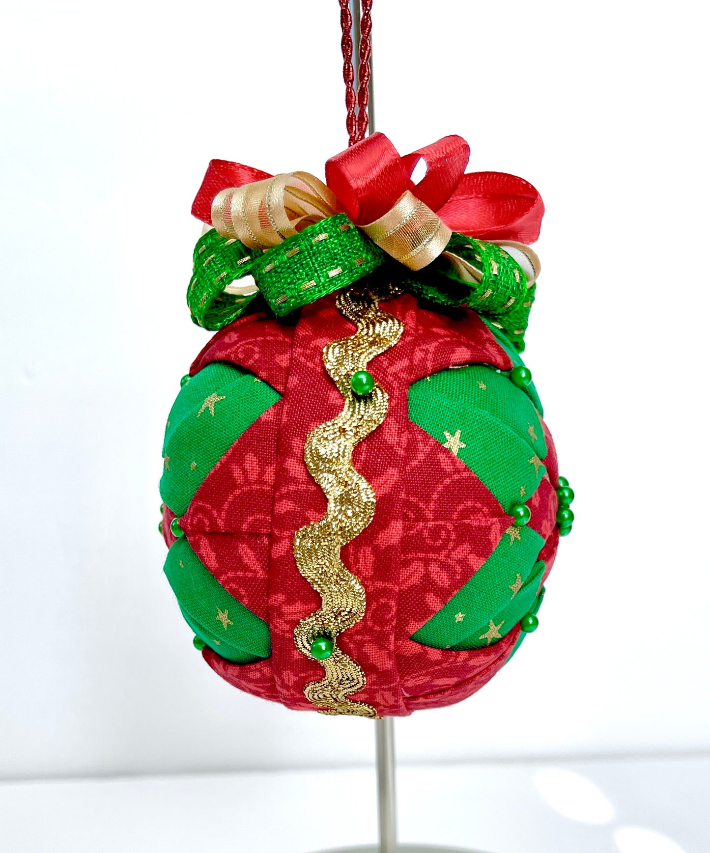 Christmas Quilted Fabric Ornament