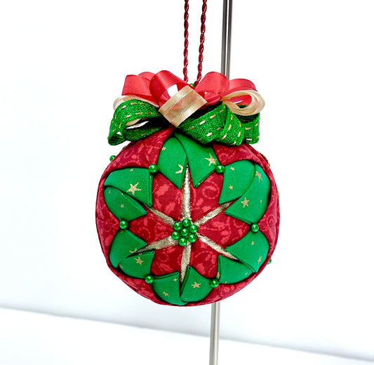 Christmas Quilted Fabric Ornament