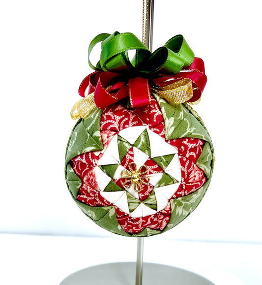 Christmas Quilted Fabric Ornament