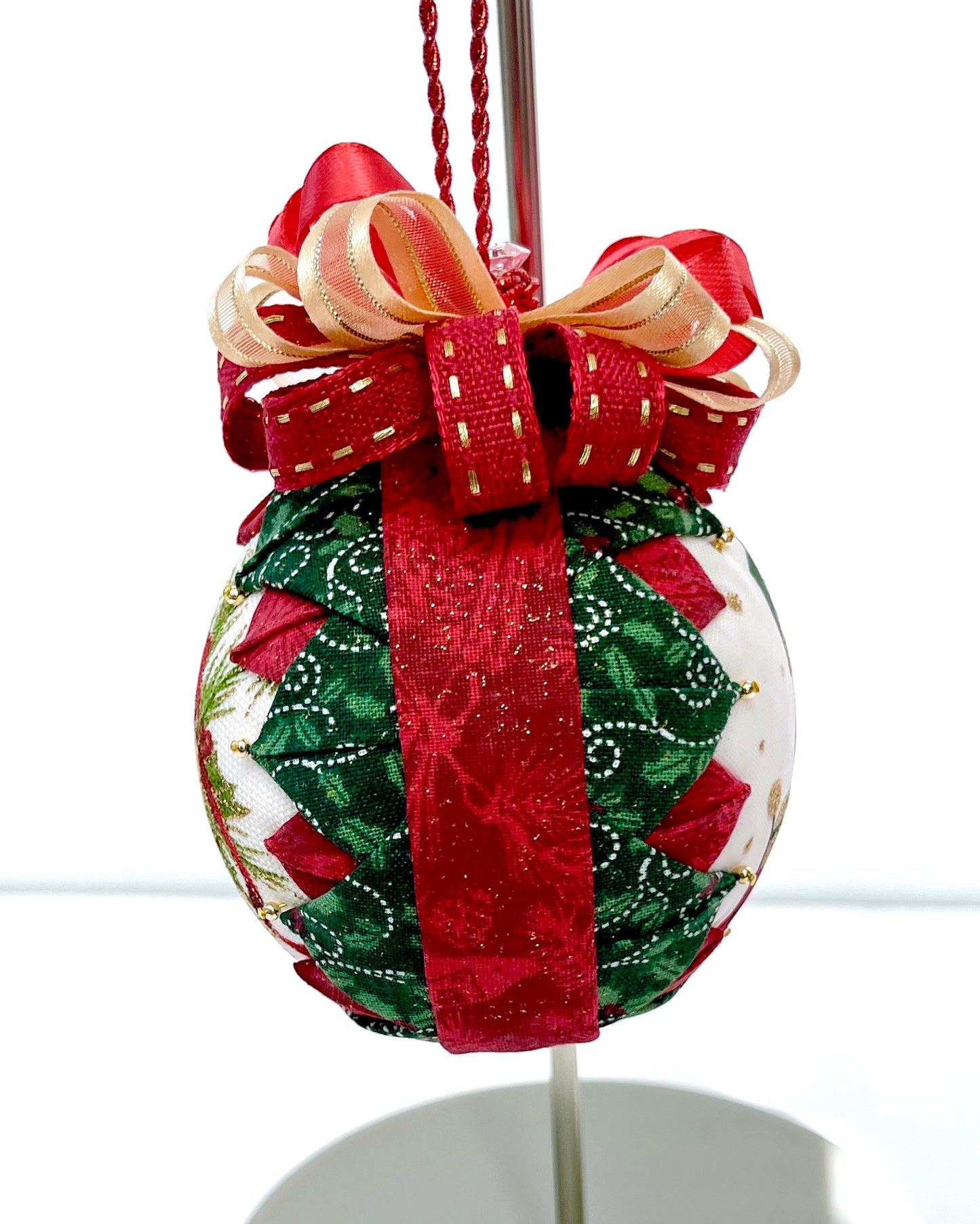 Christmas Quilted Fabric Ornament