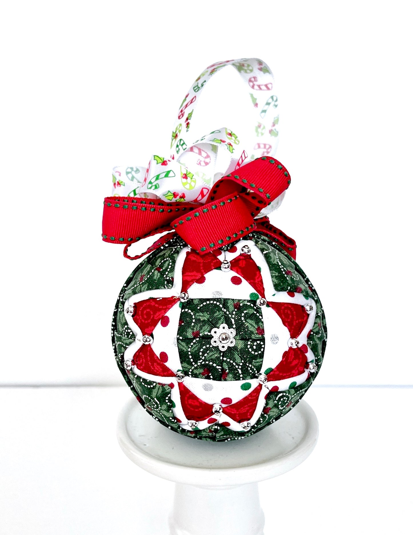 Christmas Quilted Fabric Ornament