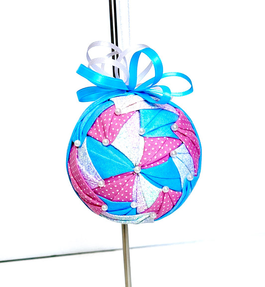 Spring Quilted Fabric Ornament