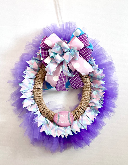 Oval Easter Egg Wreath