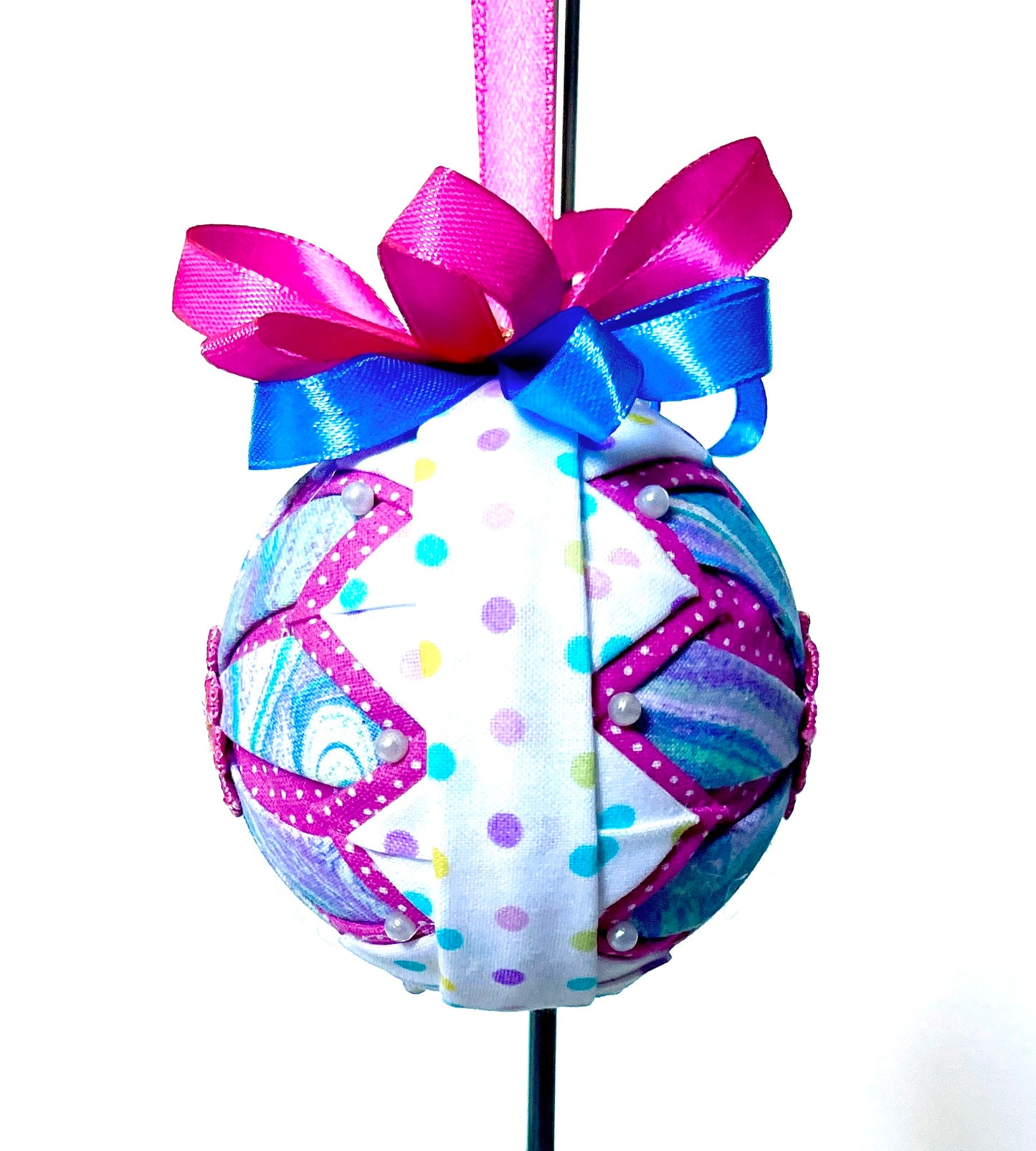 Spring Quilted Fabric Ornament