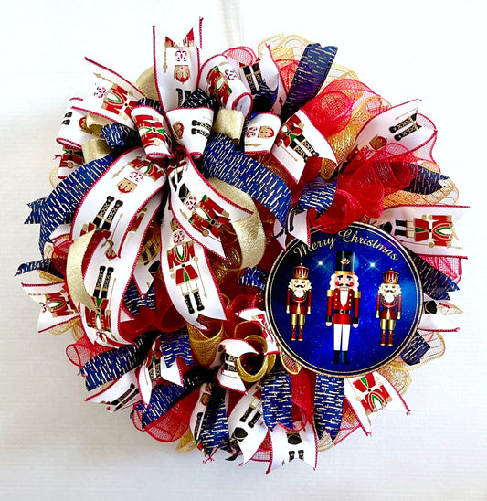 Christmas Nutcracker Wreath