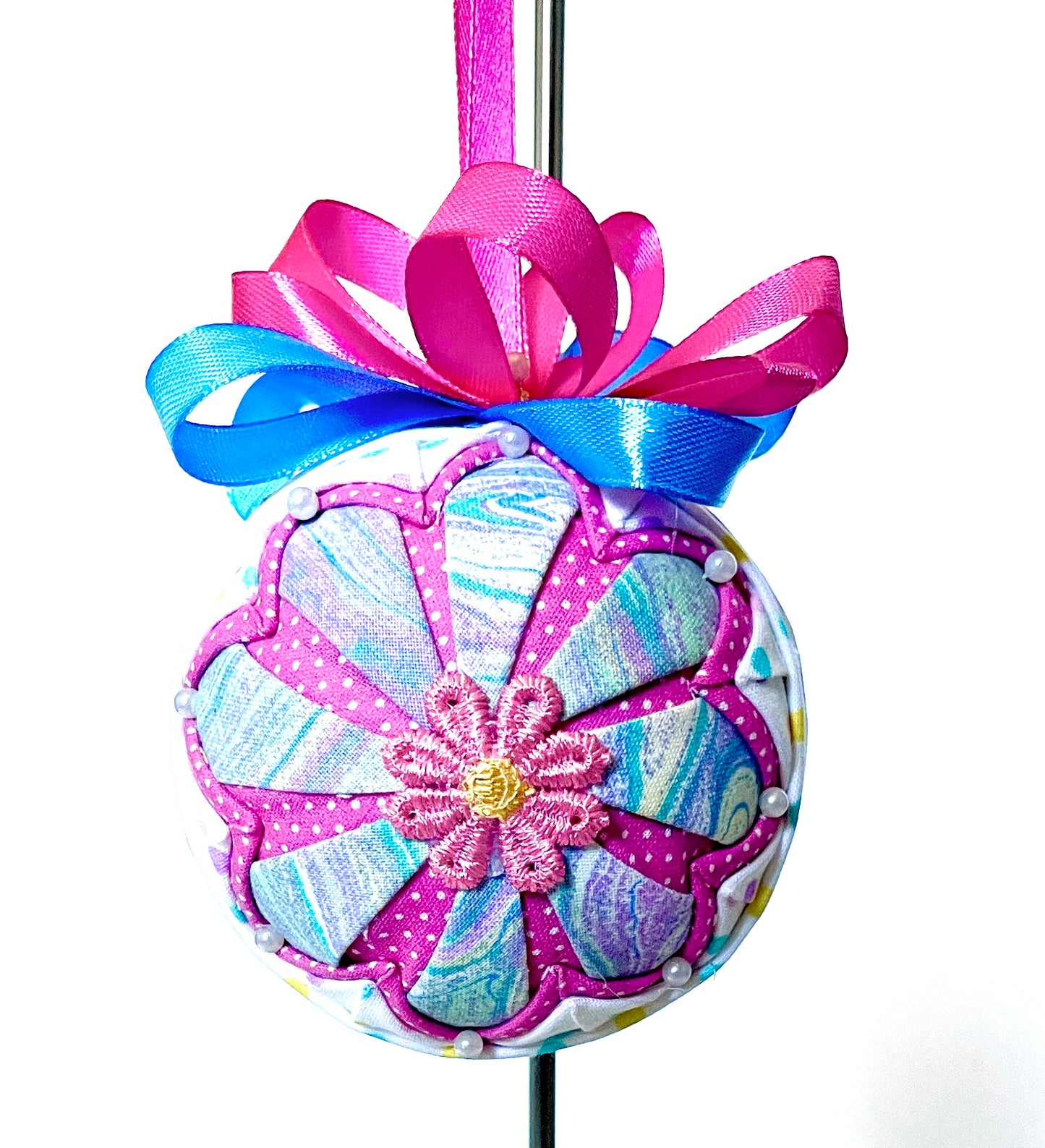 Spring Quilted Fabric Ornament