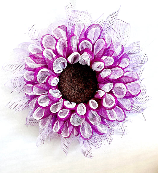 Purple Flower Wreath