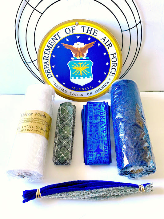 US Air Force Wreath Kit